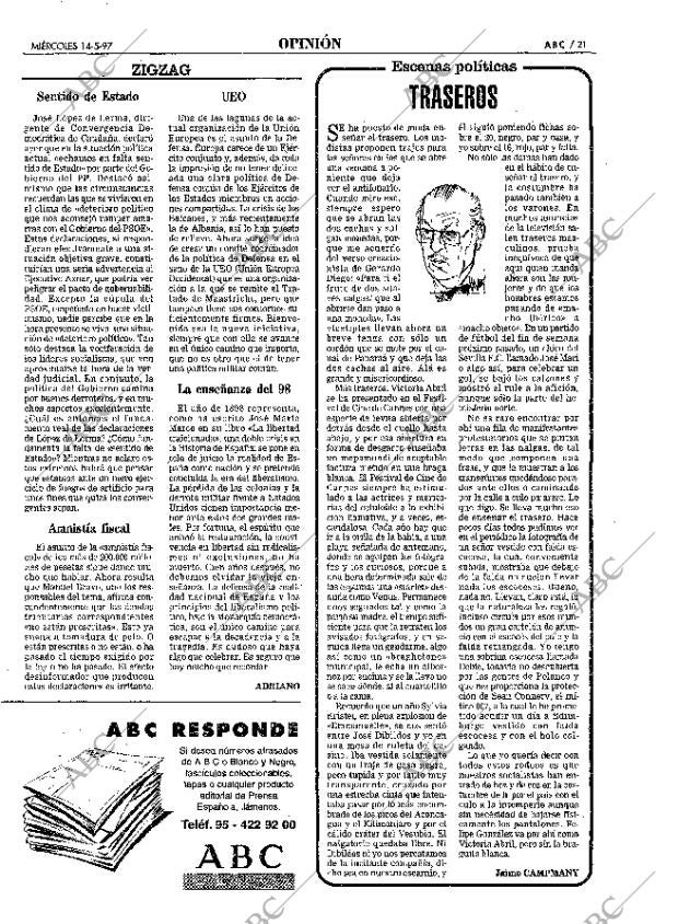ABC SEVILLA 14-05-1997 página 21