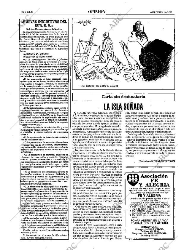 ABC SEVILLA 14-05-1997 página 22