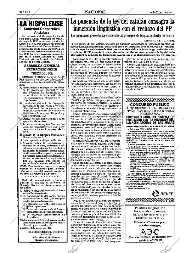ABC SEVILLA 14-05-1997 página 30