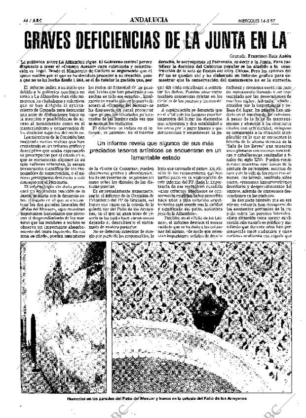 ABC SEVILLA 14-05-1997 página 44