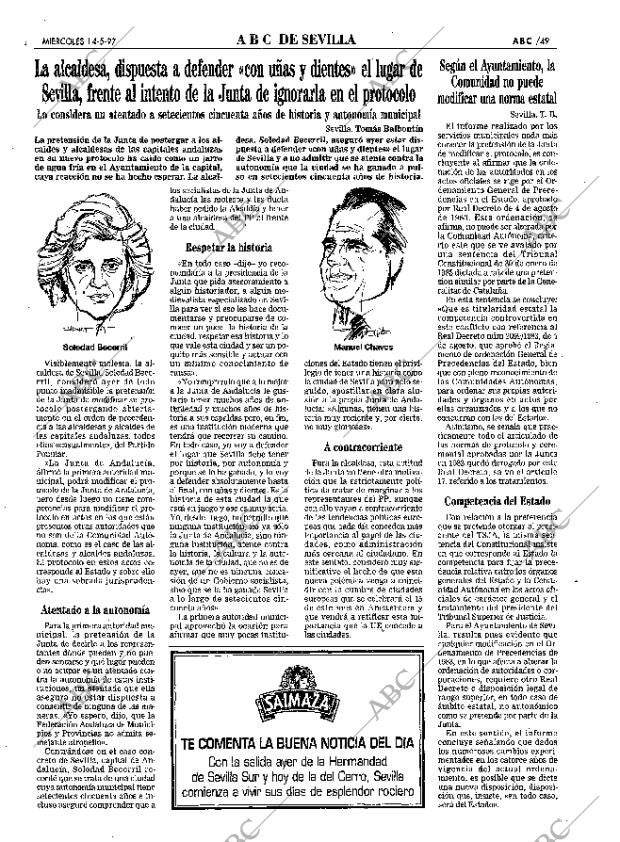 ABC SEVILLA 14-05-1997 página 49