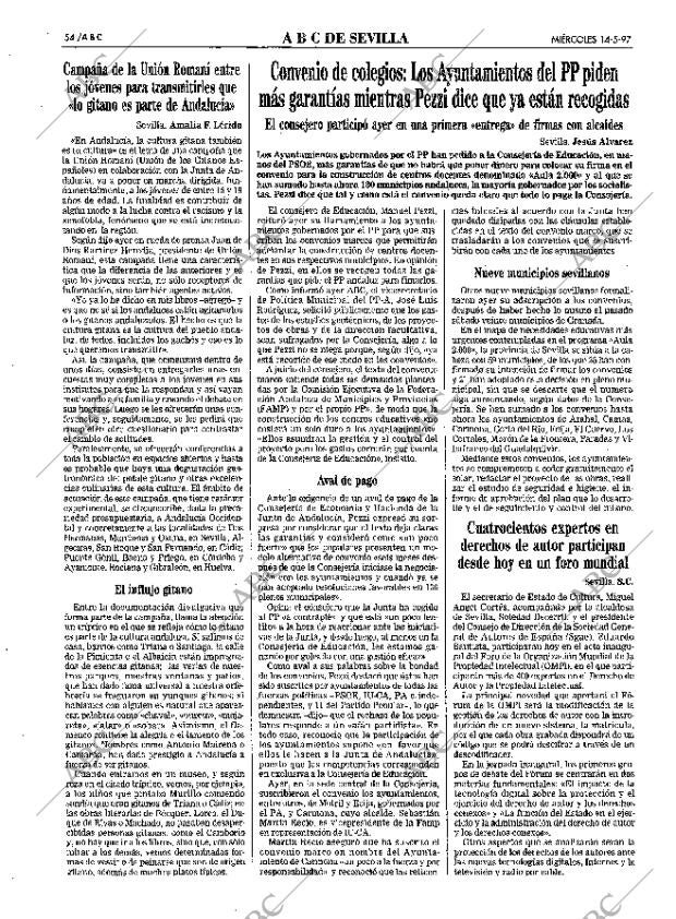 ABC SEVILLA 14-05-1997 página 54