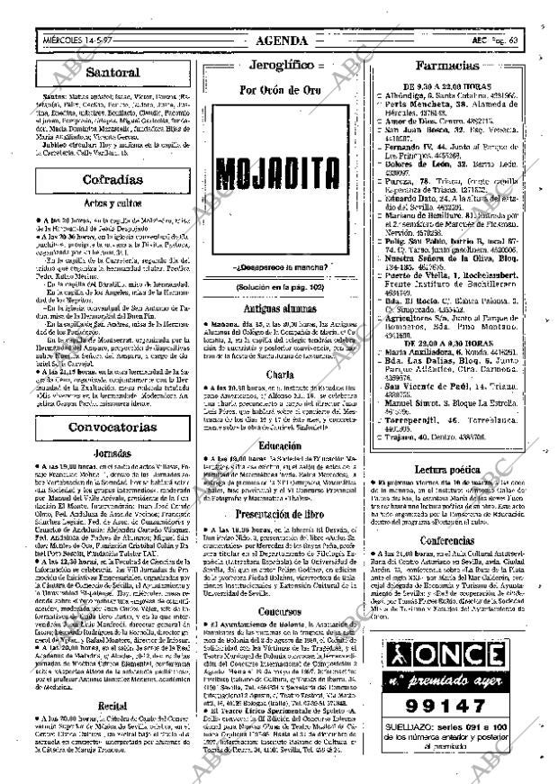ABC SEVILLA 14-05-1997 página 63