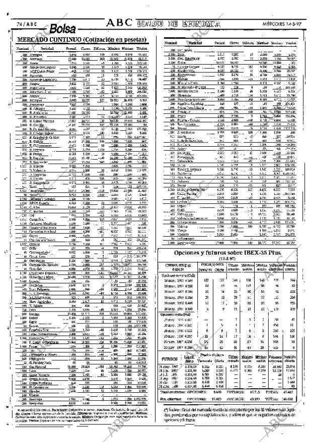ABC SEVILLA 14-05-1997 página 74