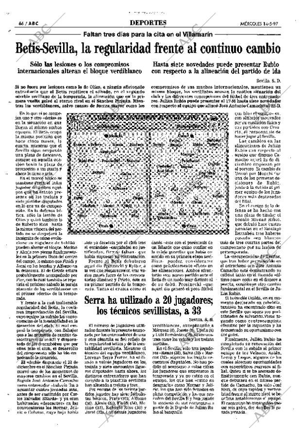 ABC SEVILLA 14-05-1997 página 86