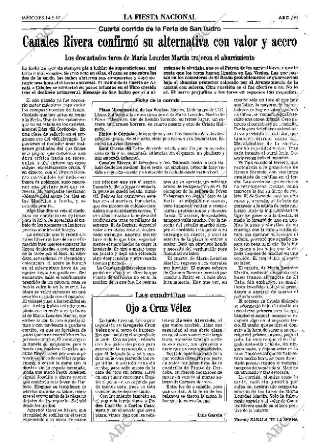 ABC SEVILLA 14-05-1997 página 91