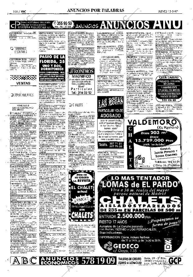 ABC MADRID 15-05-1997 página 100