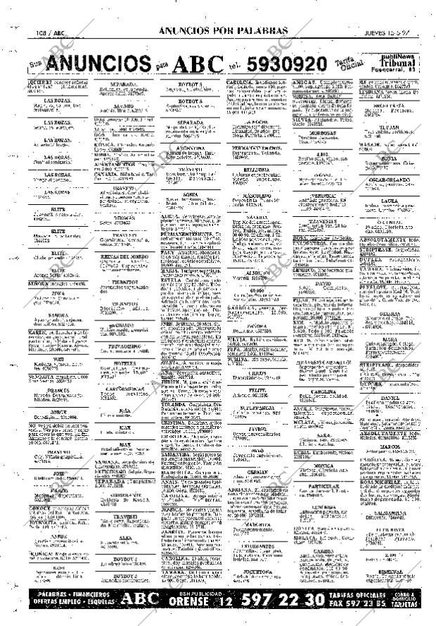 ABC MADRID 15-05-1997 página 108