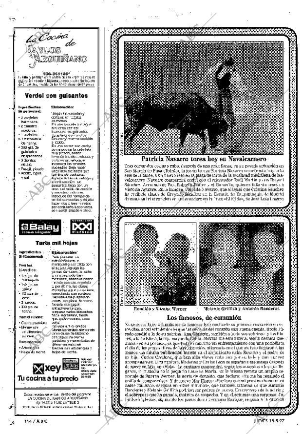 ABC MADRID 15-05-1997 página 114