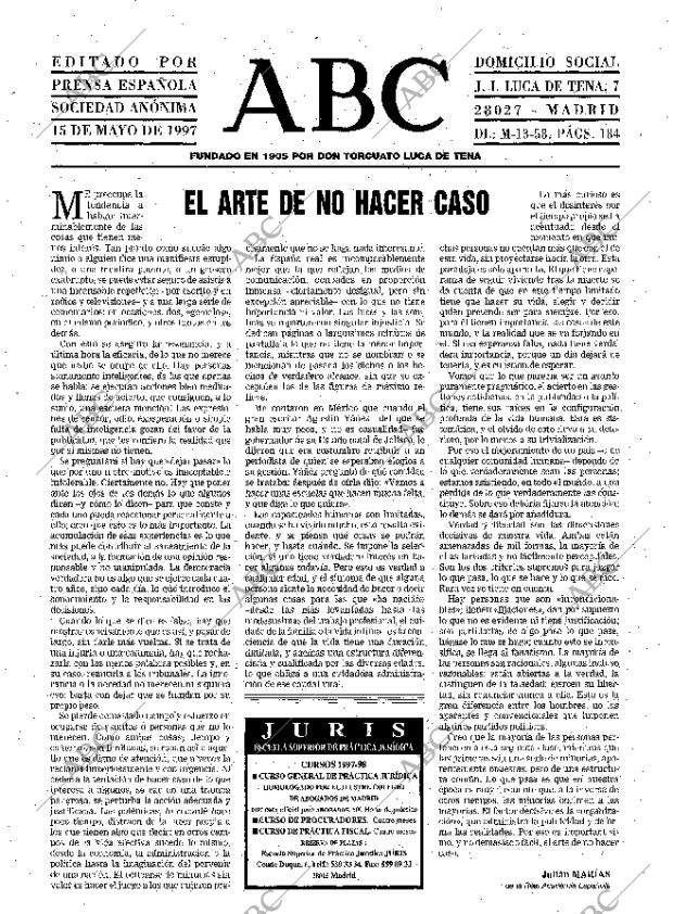 ABC MADRID 15-05-1997 página 3
