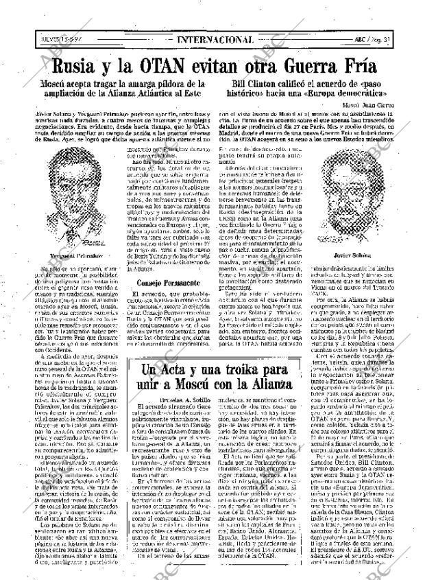 ABC MADRID 15-05-1997 página 31