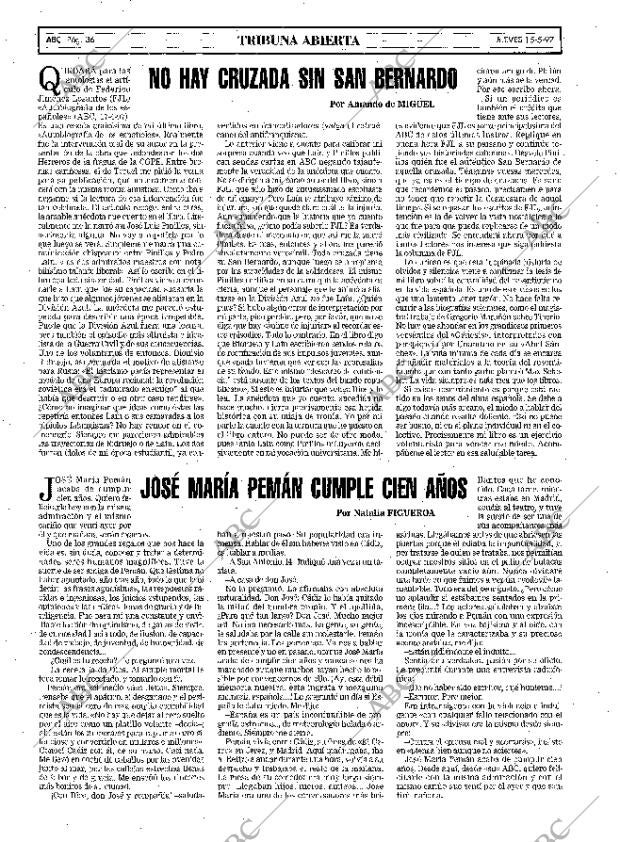 ABC MADRID 15-05-1997 página 36