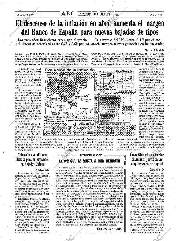 ABC MADRID 15-05-1997 página 39