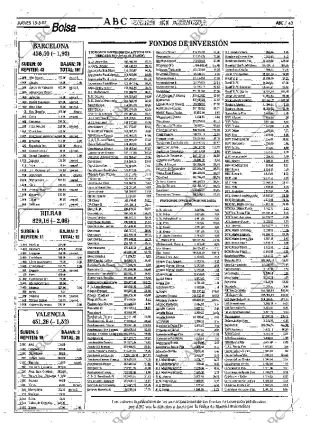 ABC MADRID 15-05-1997 página 43
