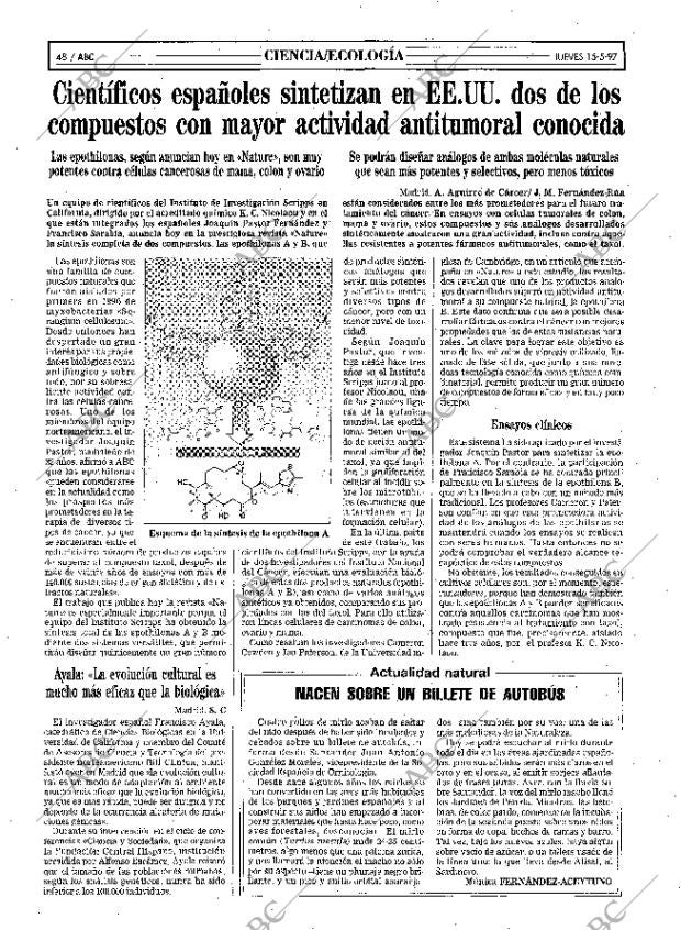 ABC MADRID 15-05-1997 página 48