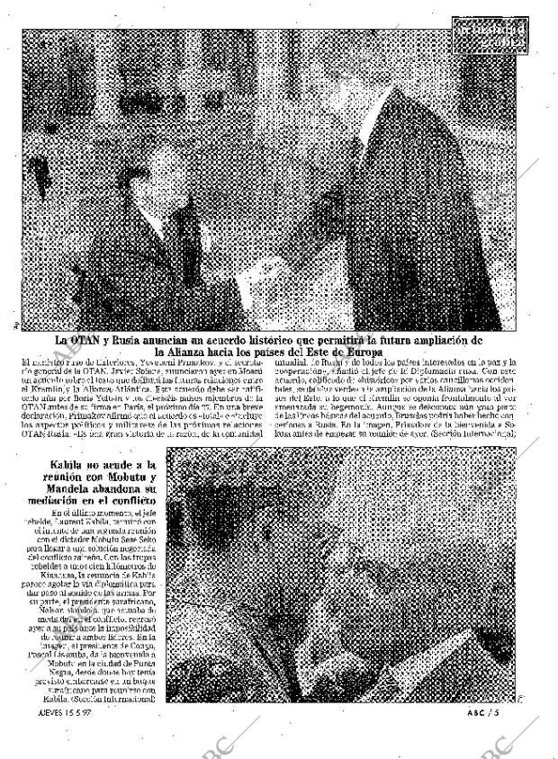 ABC MADRID 15-05-1997 página 5