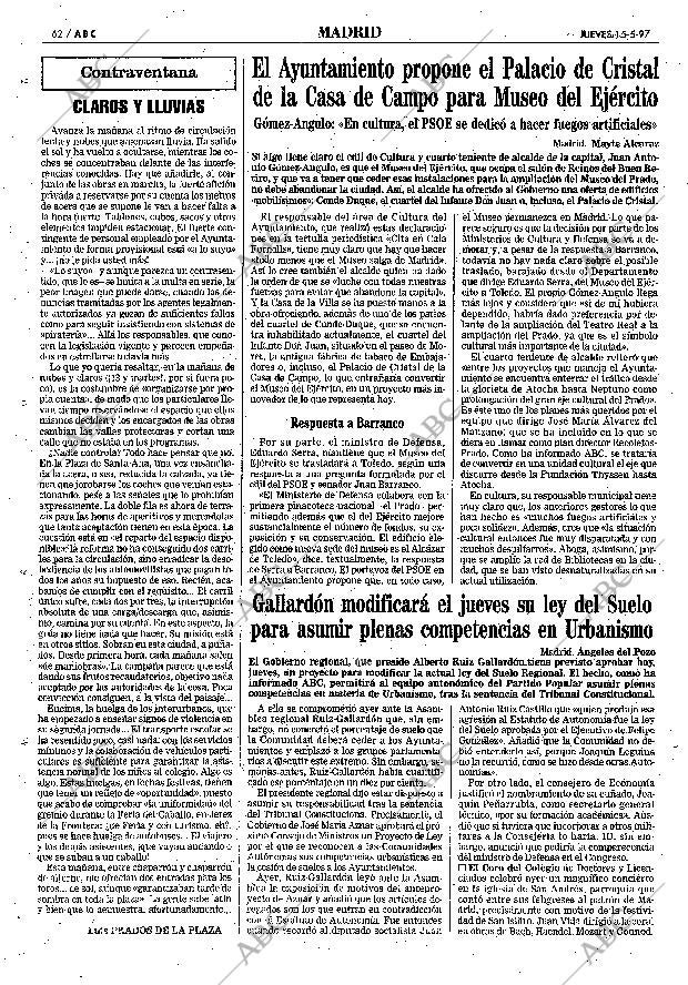 ABC MADRID 15-05-1997 página 62