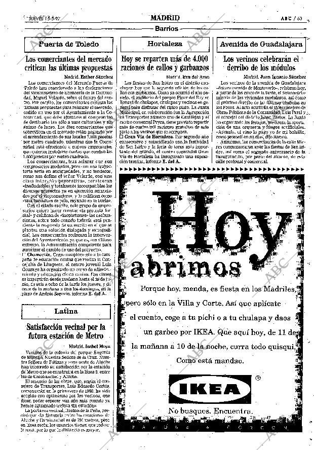 ABC MADRID 15-05-1997 página 63