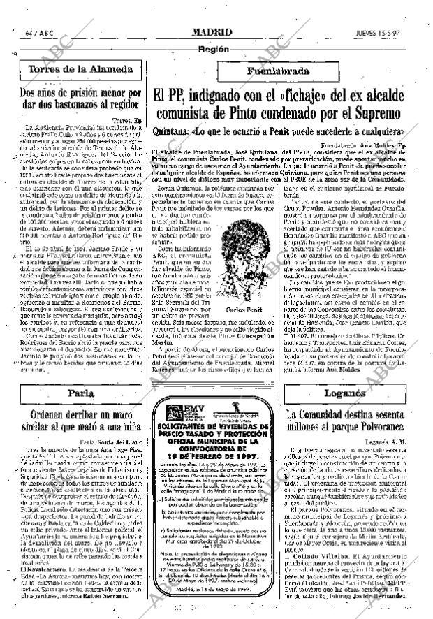 ABC MADRID 15-05-1997 página 64