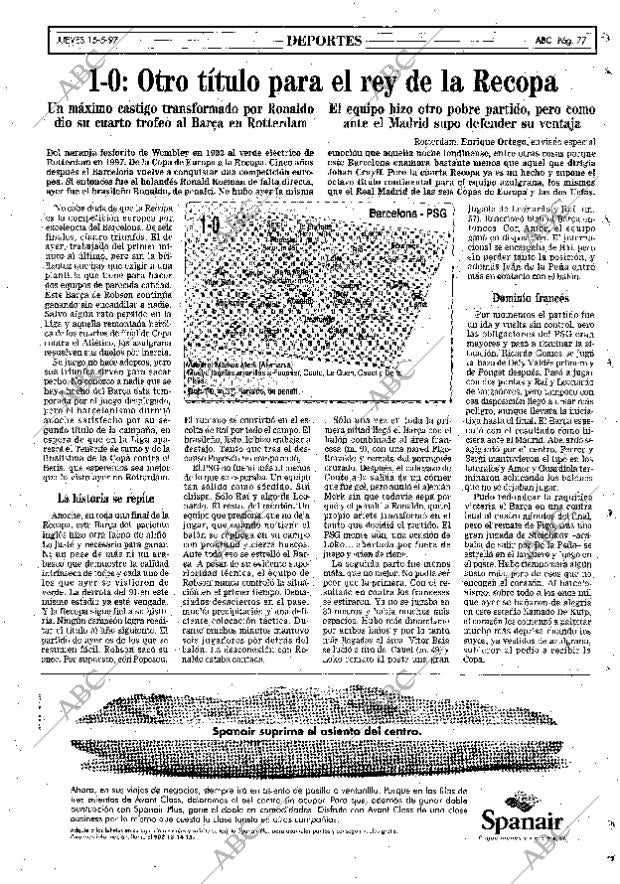 ABC MADRID 15-05-1997 página 77