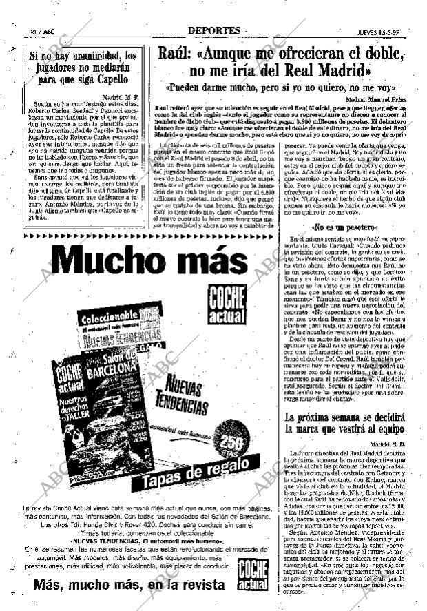 ABC MADRID 15-05-1997 página 80