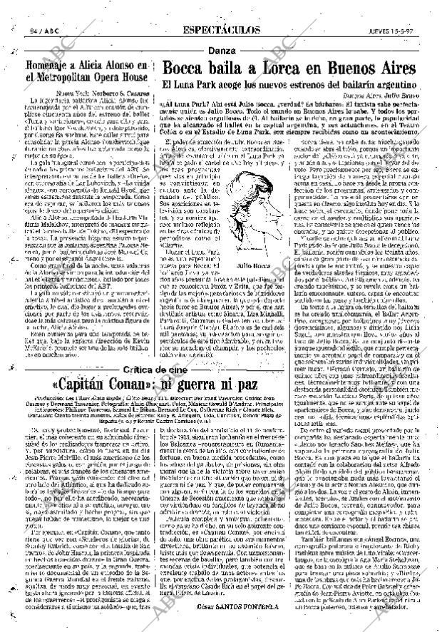 ABC MADRID 15-05-1997 página 84