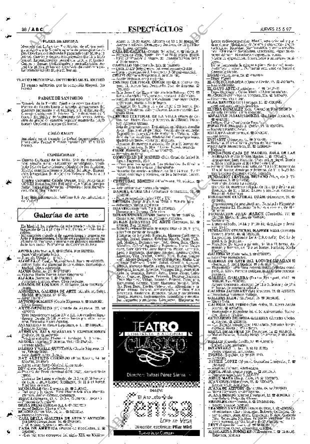 ABC MADRID 15-05-1997 página 88