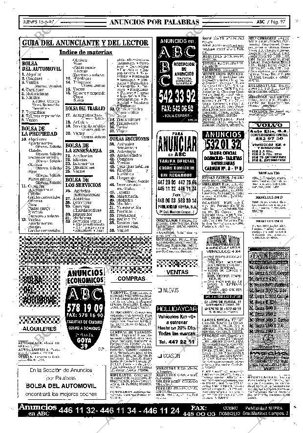 ABC MADRID 15-05-1997 página 97