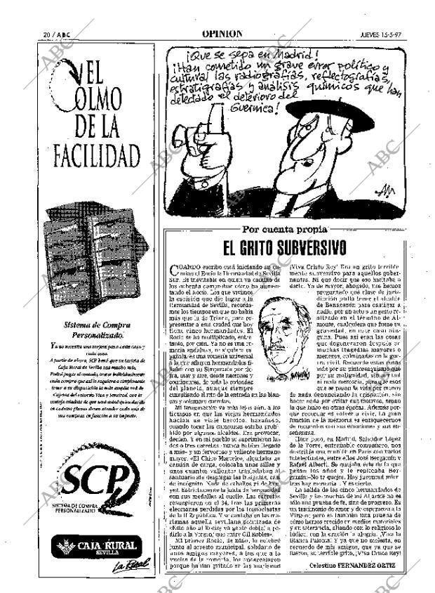 ABC SEVILLA 15-05-1997 página 20