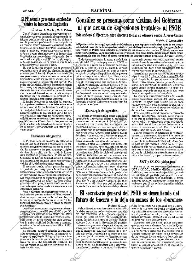 ABC SEVILLA 15-05-1997 página 22