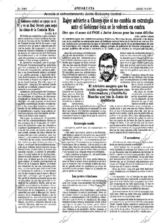 ABC SEVILLA 15-05-1997 página 38