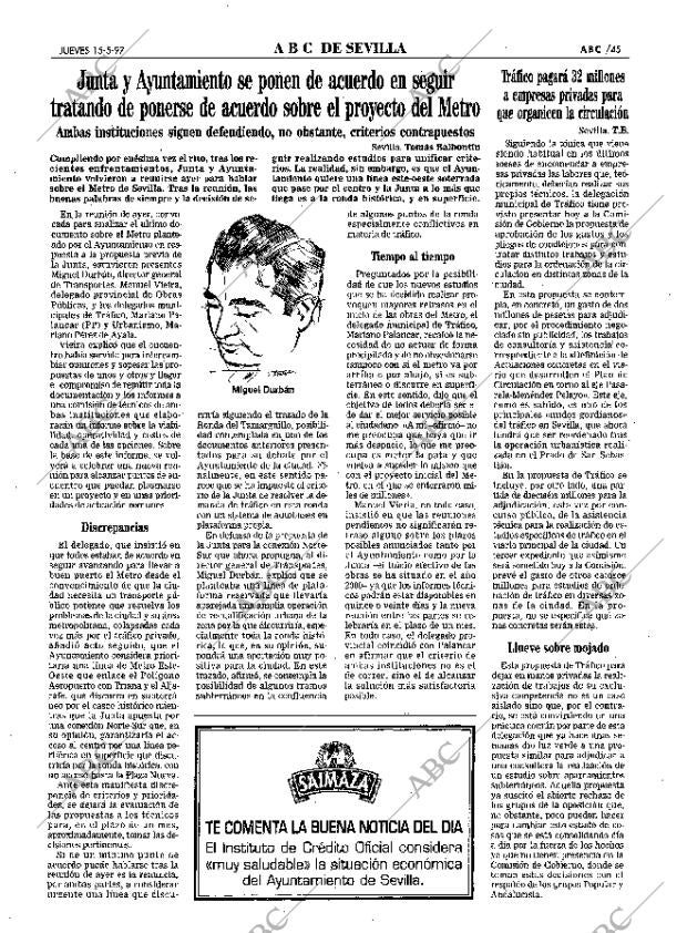 ABC SEVILLA 15-05-1997 página 45