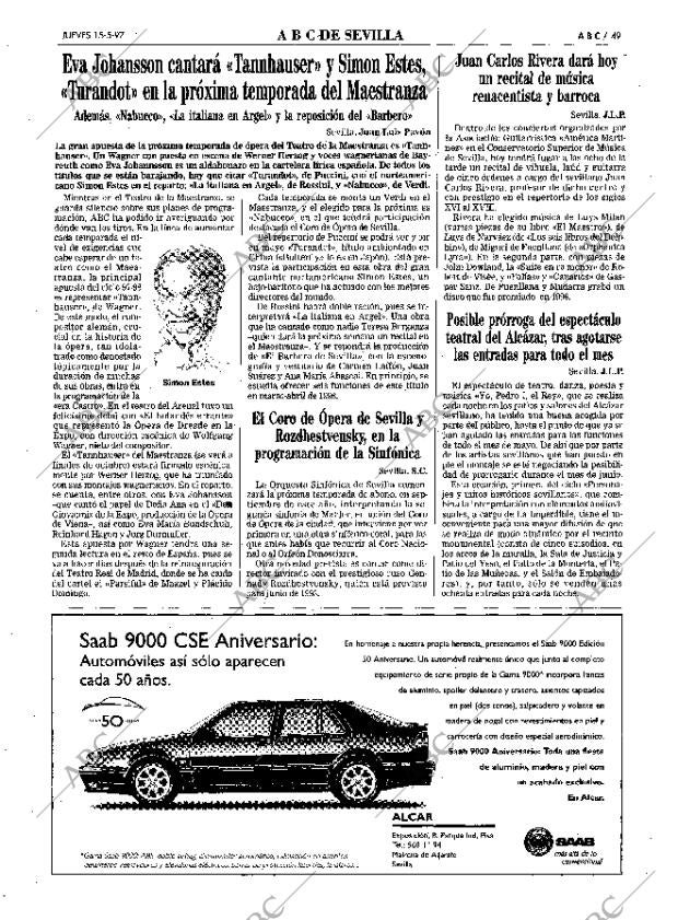 ABC SEVILLA 15-05-1997 página 49