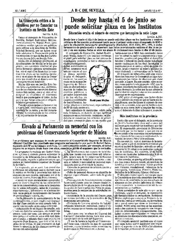 ABC SEVILLA 15-05-1997 página 50