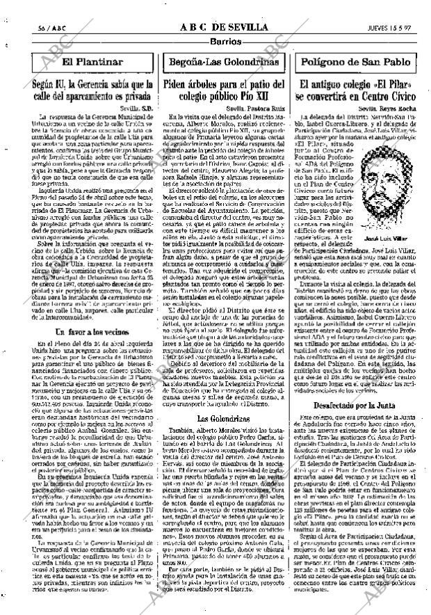ABC SEVILLA 15-05-1997 página 56