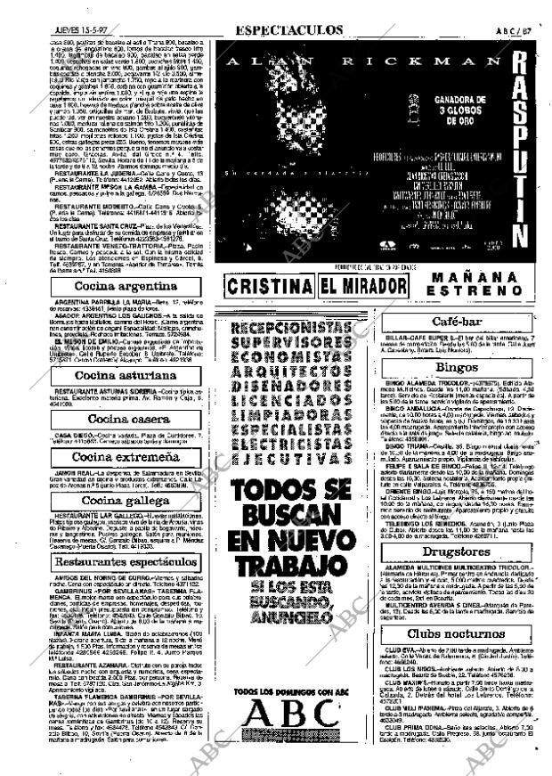 ABC SEVILLA 15-05-1997 página 87
