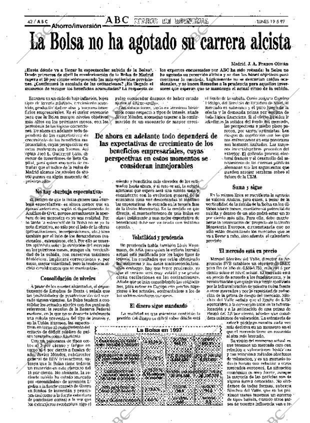 ABC MADRID 19-05-1997 página 42