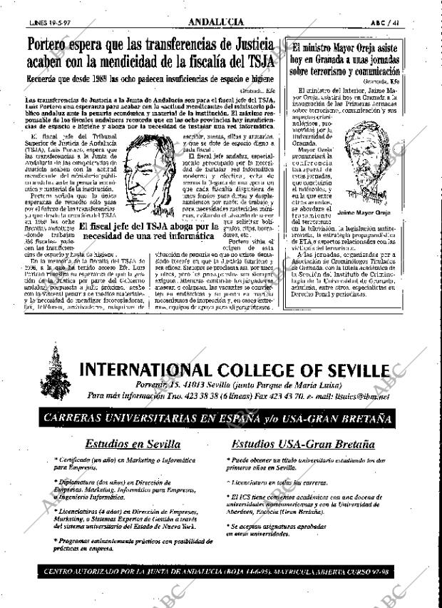 ABC SEVILLA 19-05-1997 página 41