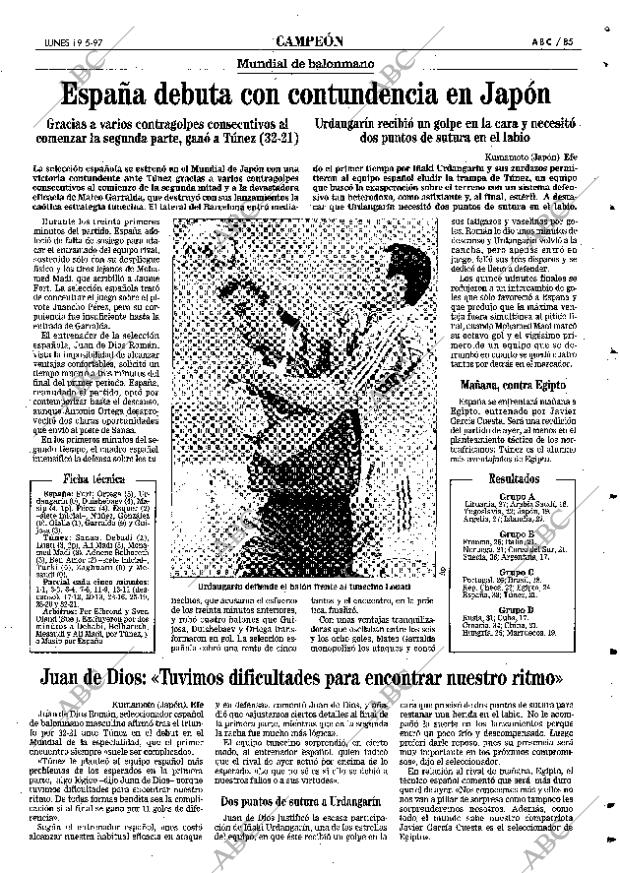 ABC SEVILLA 19-05-1997 página 85
