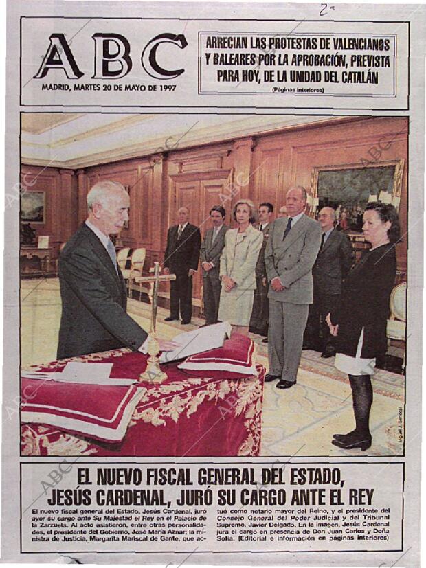 ABC MADRID 20-05-1997 página 1