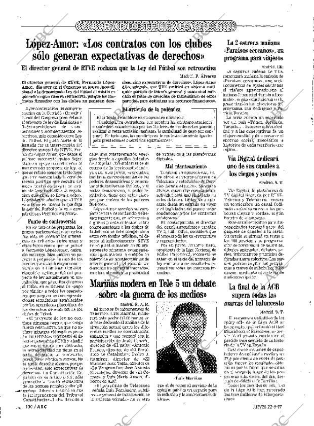 ABC MADRID 22-05-1997 página 130