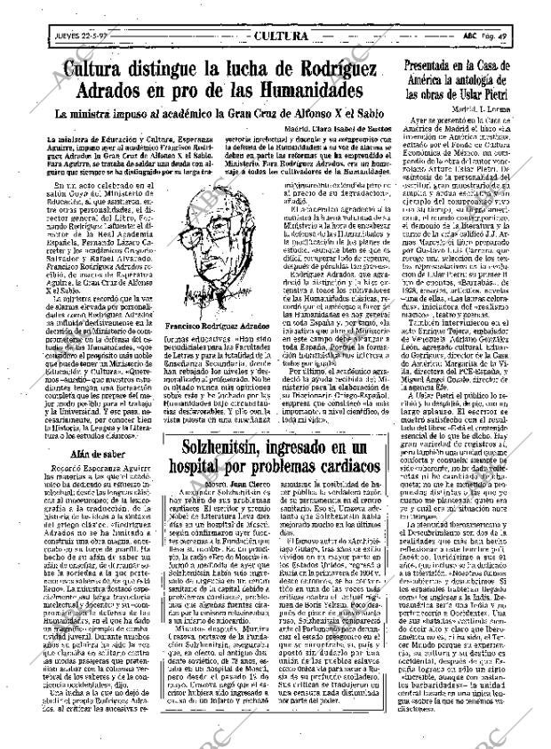 ABC MADRID 22-05-1997 página 49