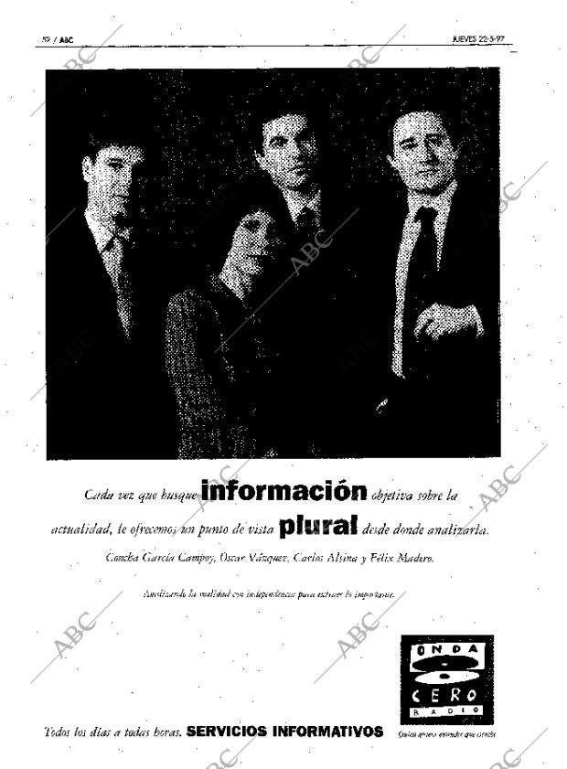 ABC MADRID 22-05-1997 página 52