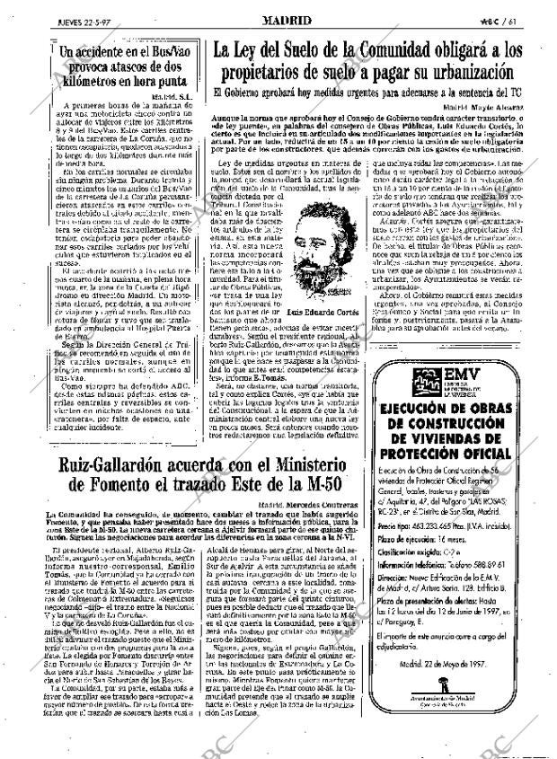 ABC MADRID 22-05-1997 página 61