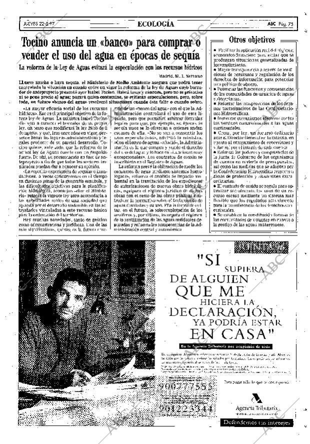 ABC MADRID 22-05-1997 página 75