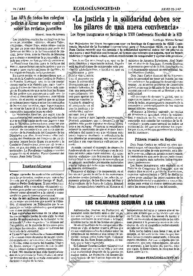 ABC MADRID 22-05-1997 página 76