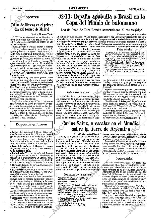 ABC MADRID 22-05-1997 página 86