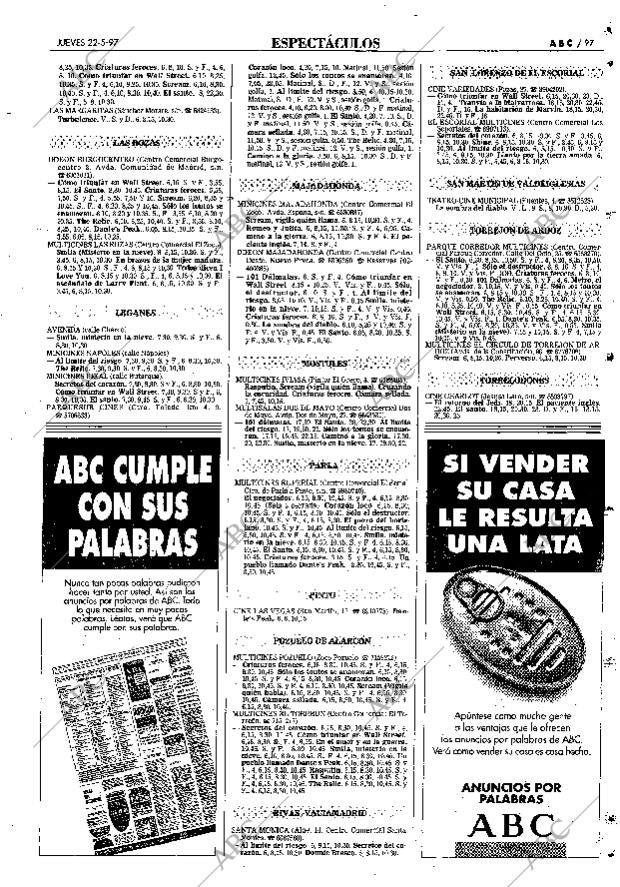 ABC MADRID 22-05-1997 página 97