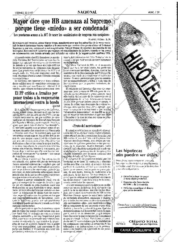 ABC SEVILLA 23-05-1997 página 39