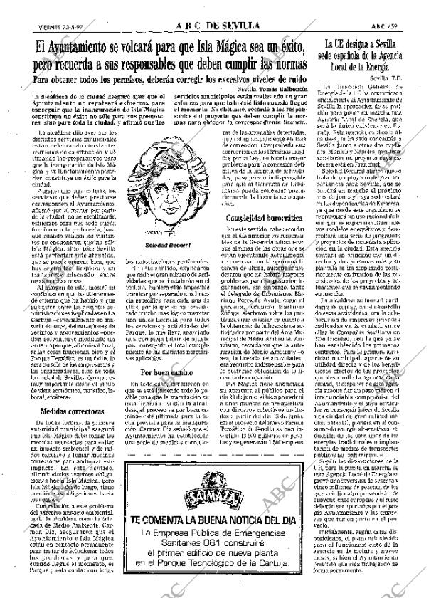 ABC SEVILLA 23-05-1997 página 59